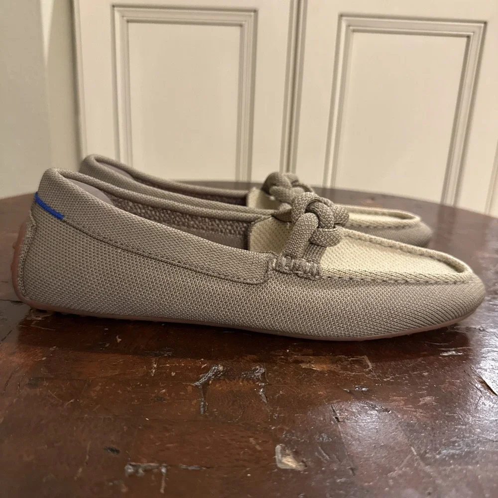 Rothy's Women's The Braid Driver Flat Loafer Shoes Washable Comfort Size 8 EUC